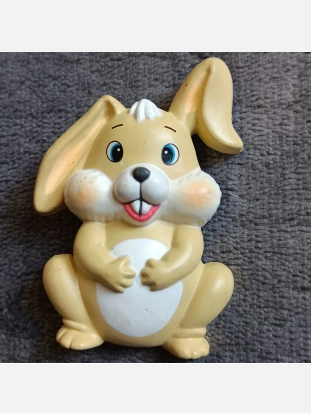 80s 90s Era Vintage Bunny Pin, Cute Cottagecore Forest Rabbit Brooch Whimsy